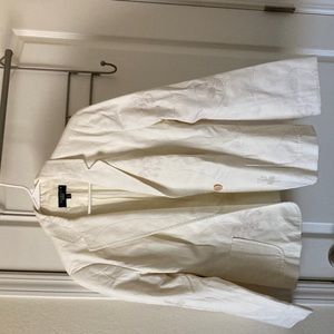 Talbots embroidered blazer